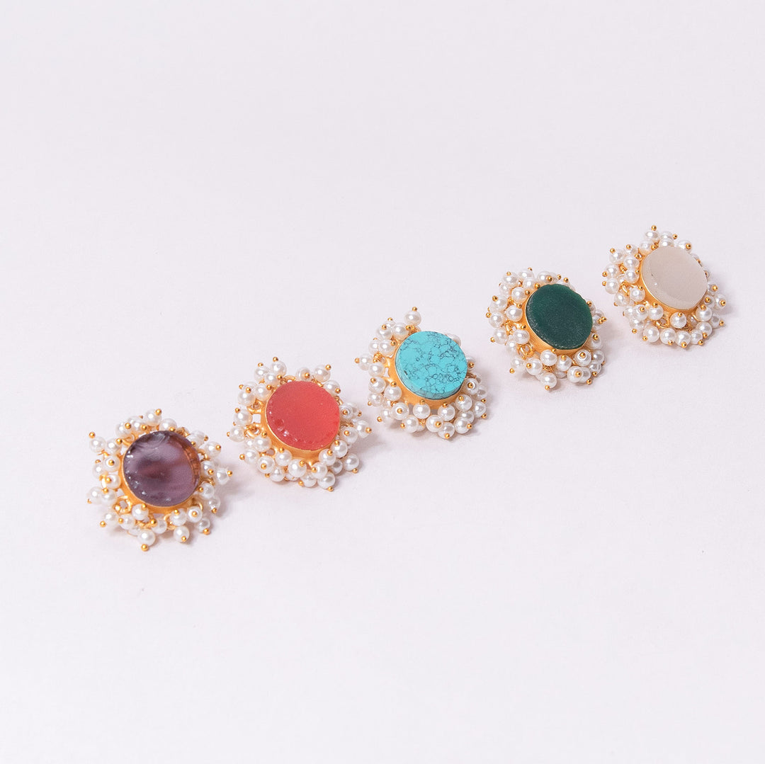 Naksha Natural Stone Earrings