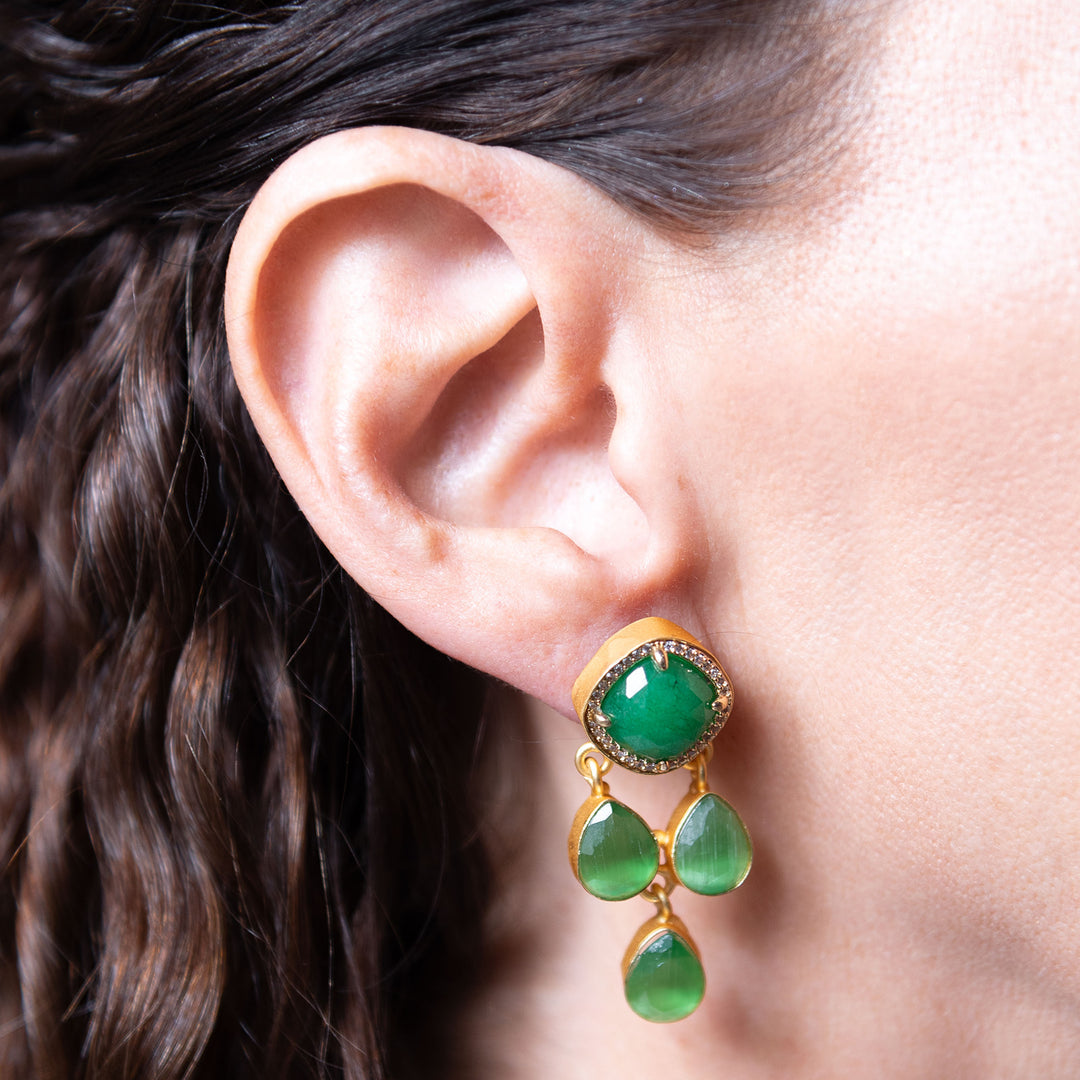 Samir Natural Stone Earrings