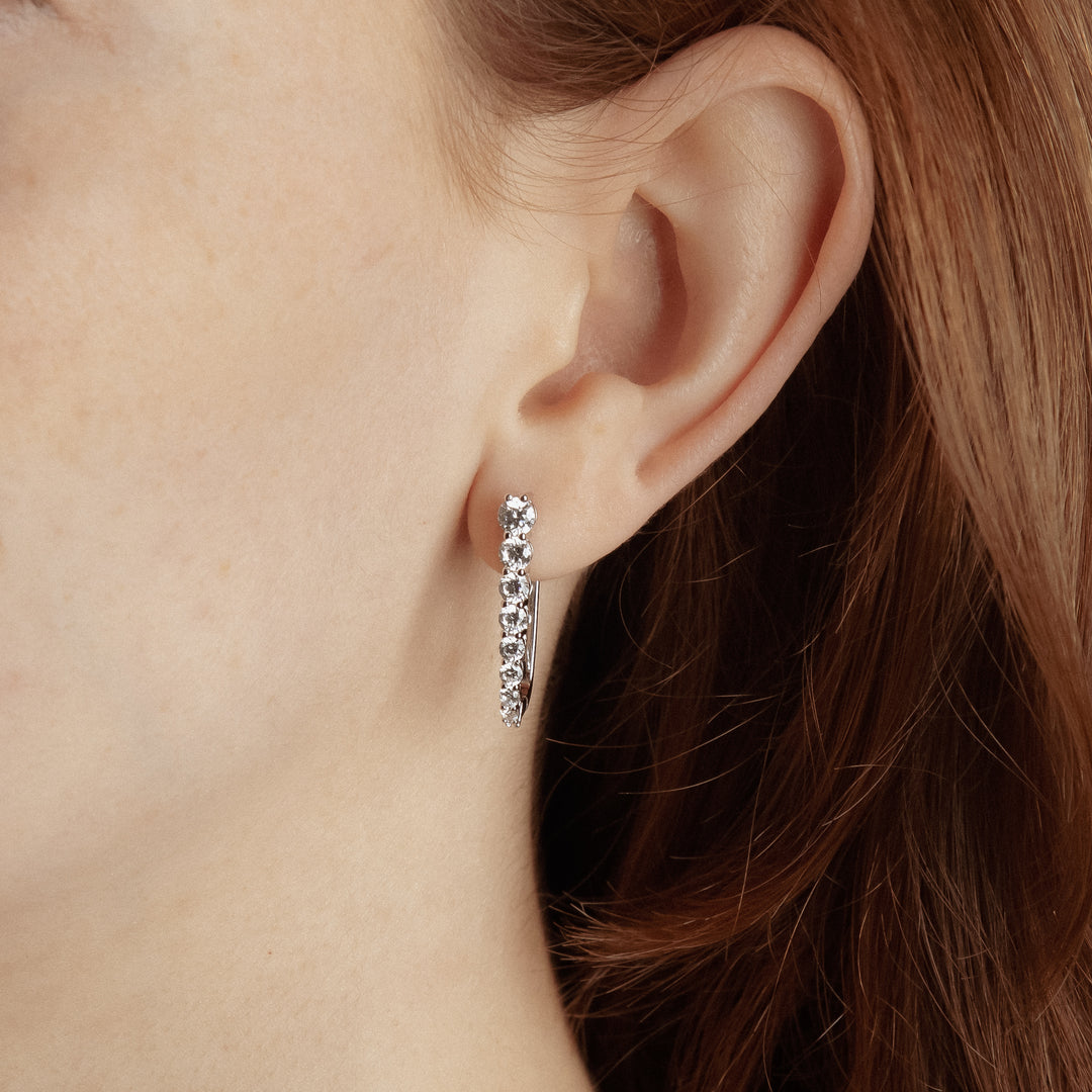 Amina Earrings Silver