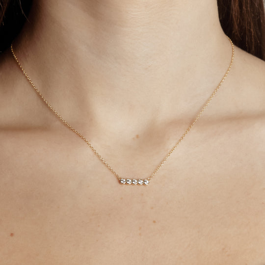 Azalea Necklace White
