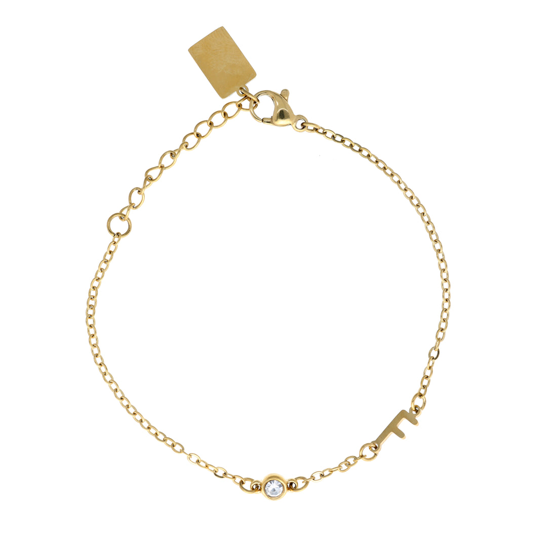 Quinn Initial Bracelet