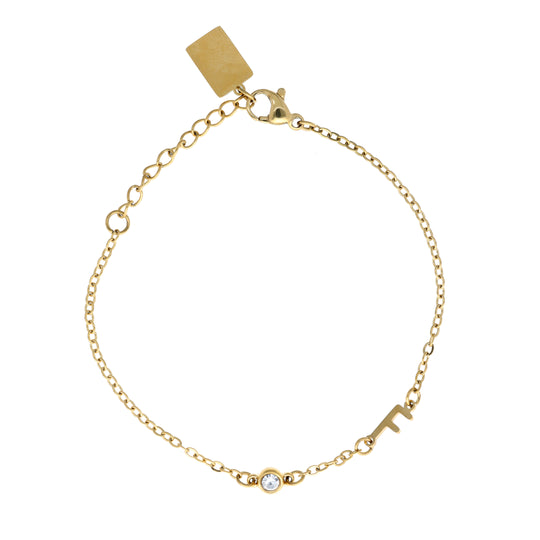 Quinn Initial Bracelet