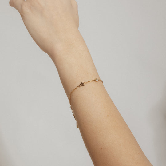 Quinn Initial Bracelet