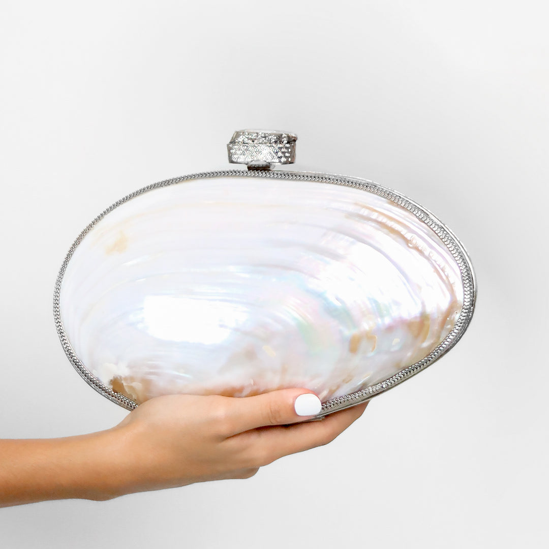 Goa Luxe Clutch Silver