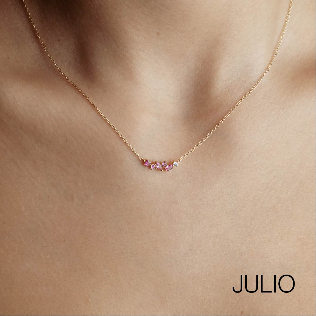 Adelle Birthstone Necklace