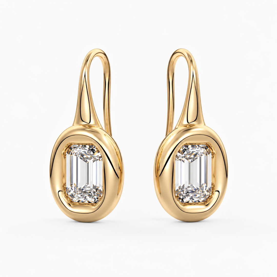 Emerald Drop Earrings PREORDER