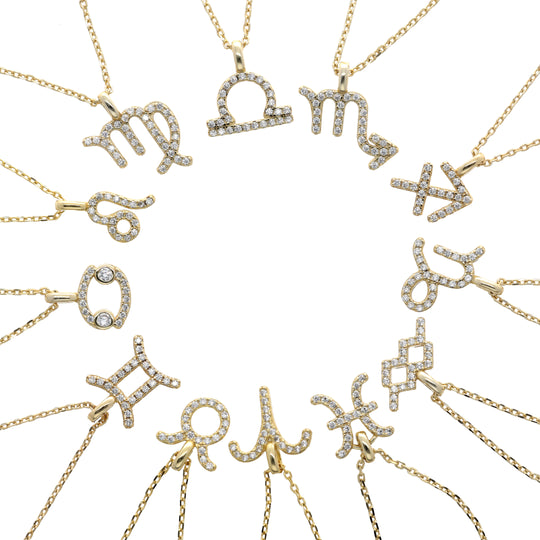 Adeline Zodiac Sign Necklace