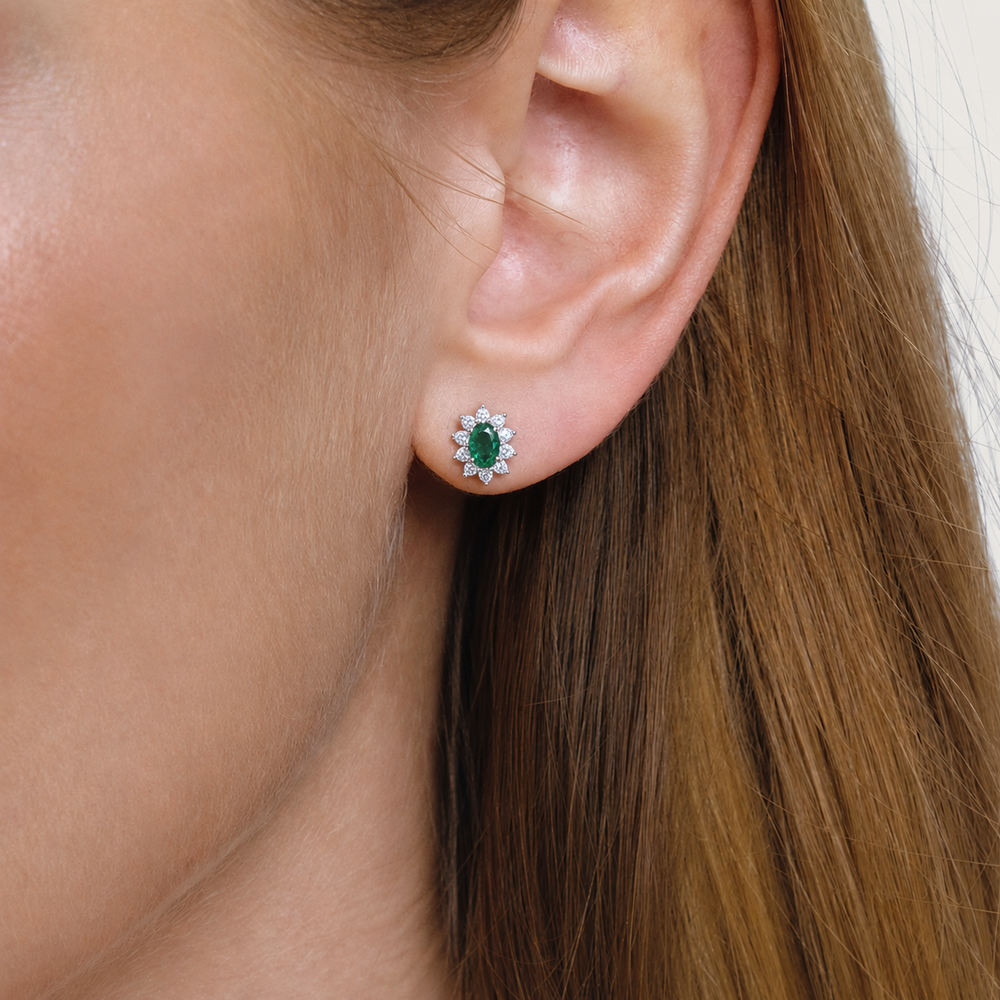Esme Earrings Green