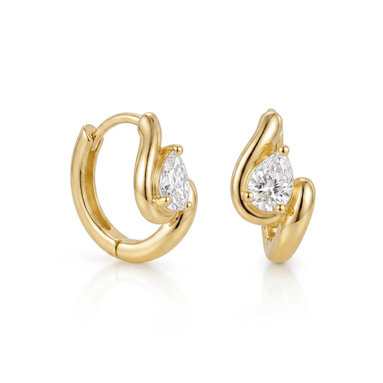 Amara Marquise Huggies Gold
