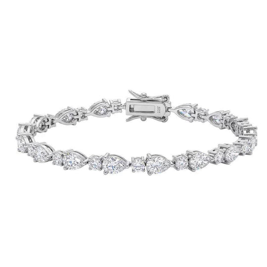 Pear Bracelet Silver