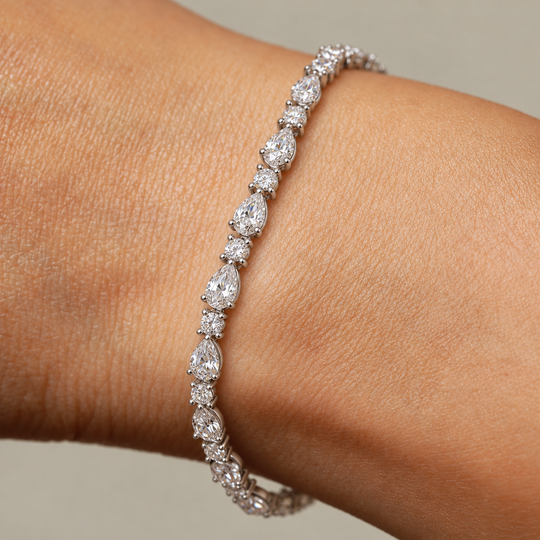 Pear Bracelet Silver