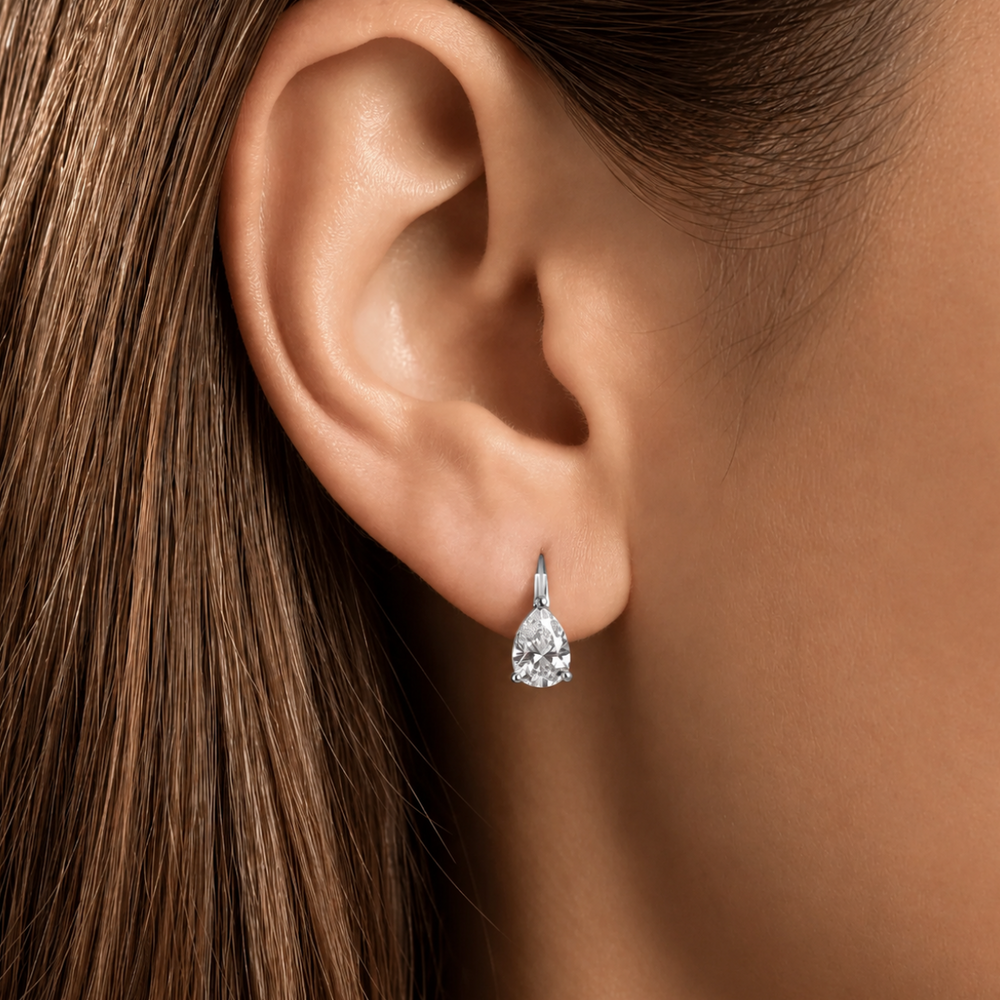 Pear Huggies Silver