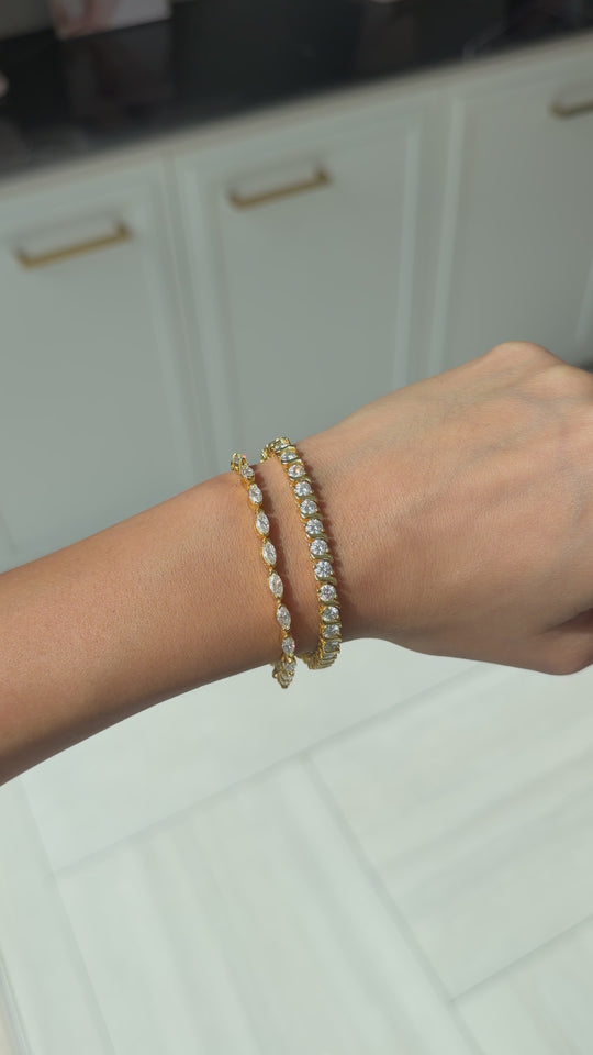 Marquise Bracelet Gold