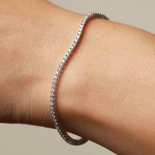 Tennis Helia Bracelet Silver
